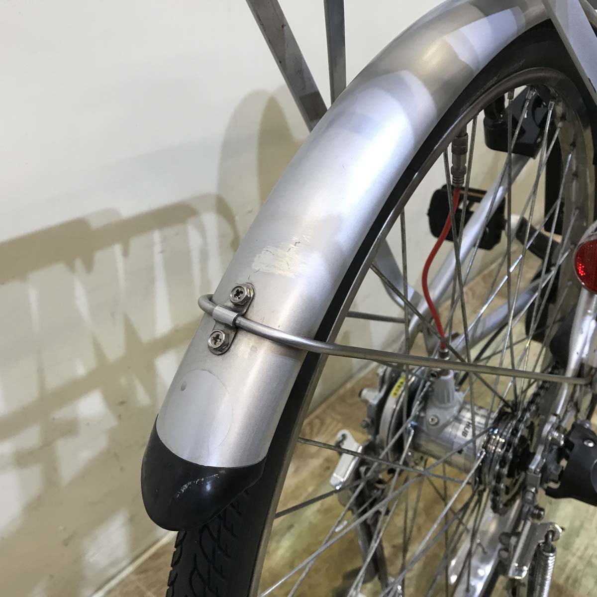 中古電動自転車 パナソニック パートナー DX シルバー 26インチ KC009
