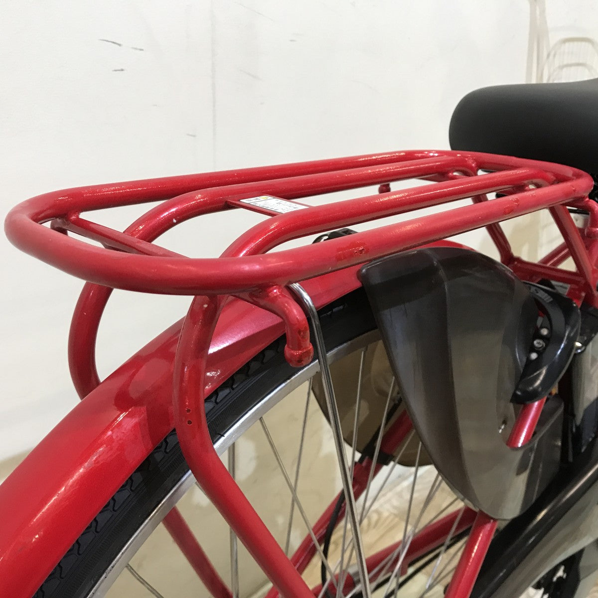 中古電動自転車 ヤマハ PAS ナチュラ レッド 26インチ KH003