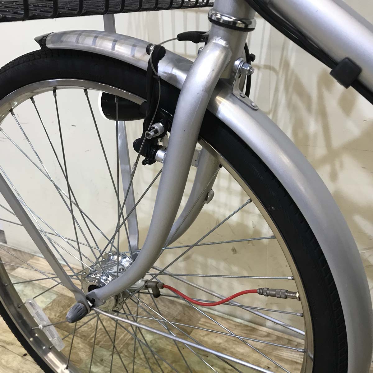 中古電動自転車 パナソニック パートナー DX シルバー 26インチ KC009