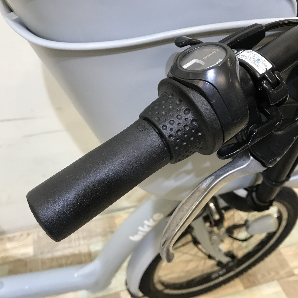 中古電動自転車 ブリヂストン ビッケポーラーe グレー 20インチ KH004