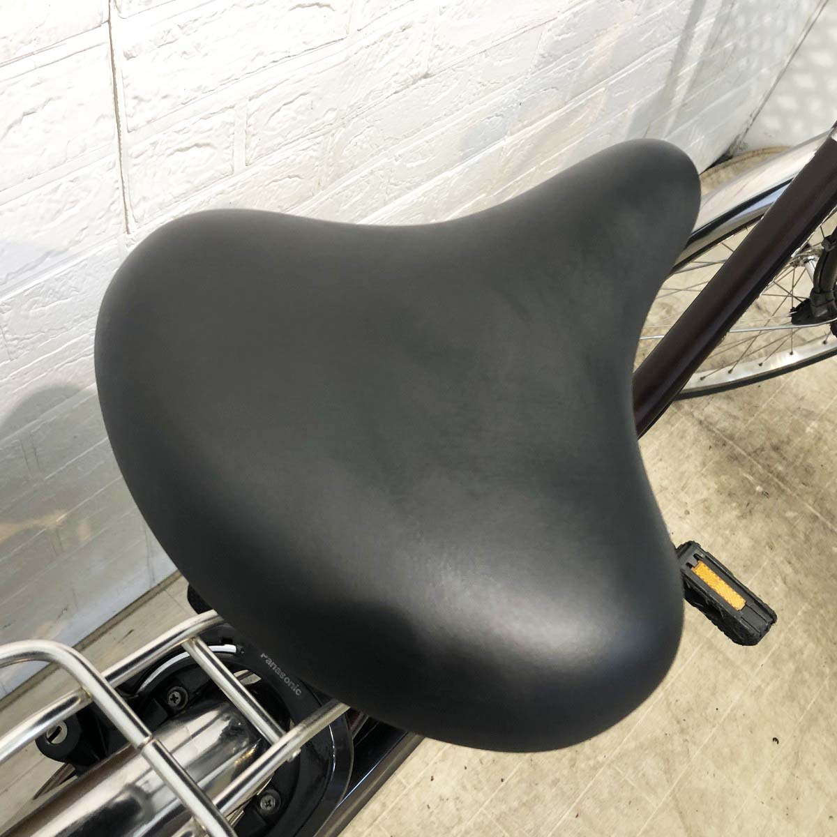 中古電動自転車 新品バッテリー パナソニック ビビEX ブラウン 26インチ YI056