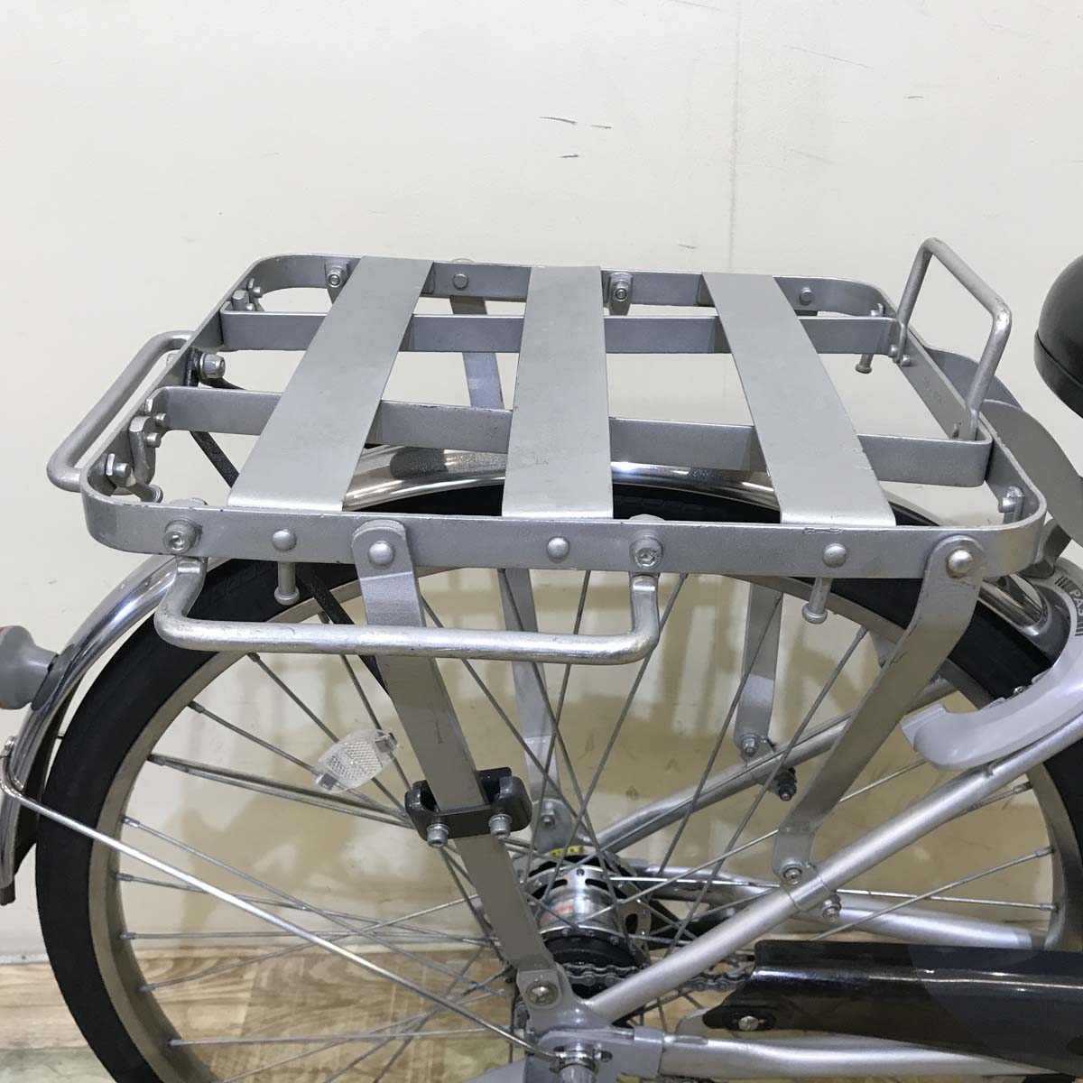 中古電動自転車 ヤマハ PAS GEAR U パス ギア ユー シルバー 26インチ KC010