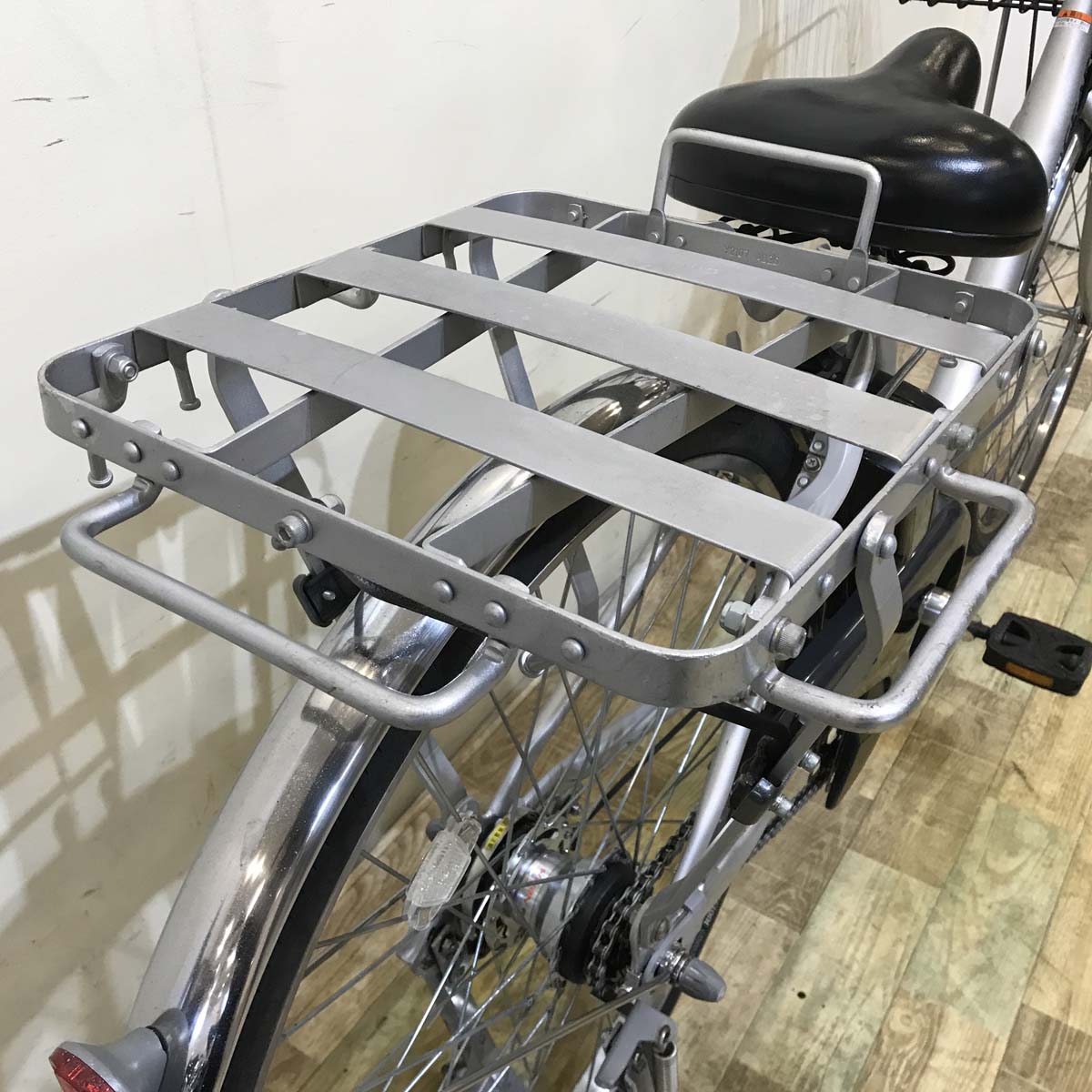 中古電動自転車 ヤマハ PAS GEAR U パス ギア ユー シルバー 26インチ KC010