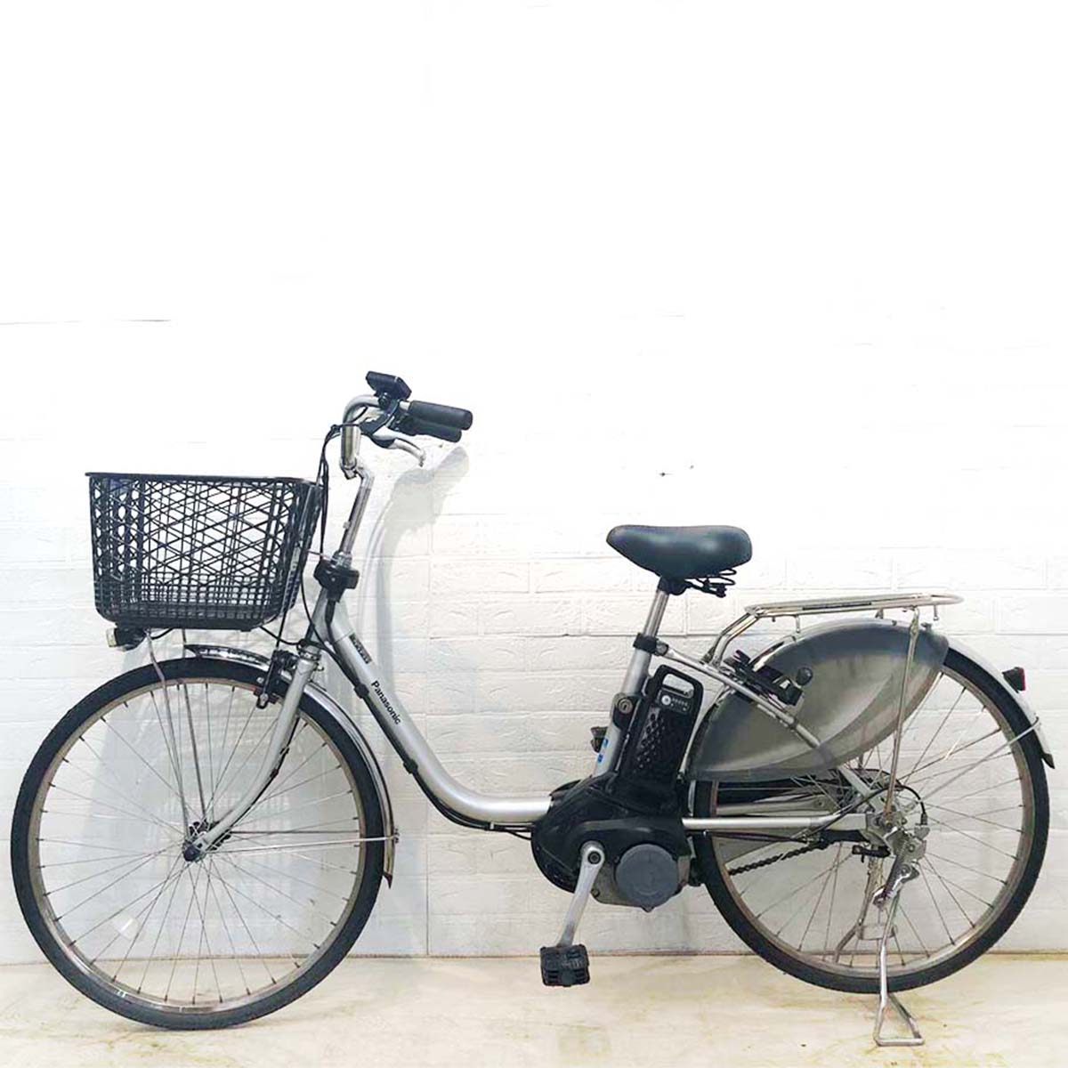 中古電動自転車 パナソニック ビビ DX シルバー 24インチ YD052