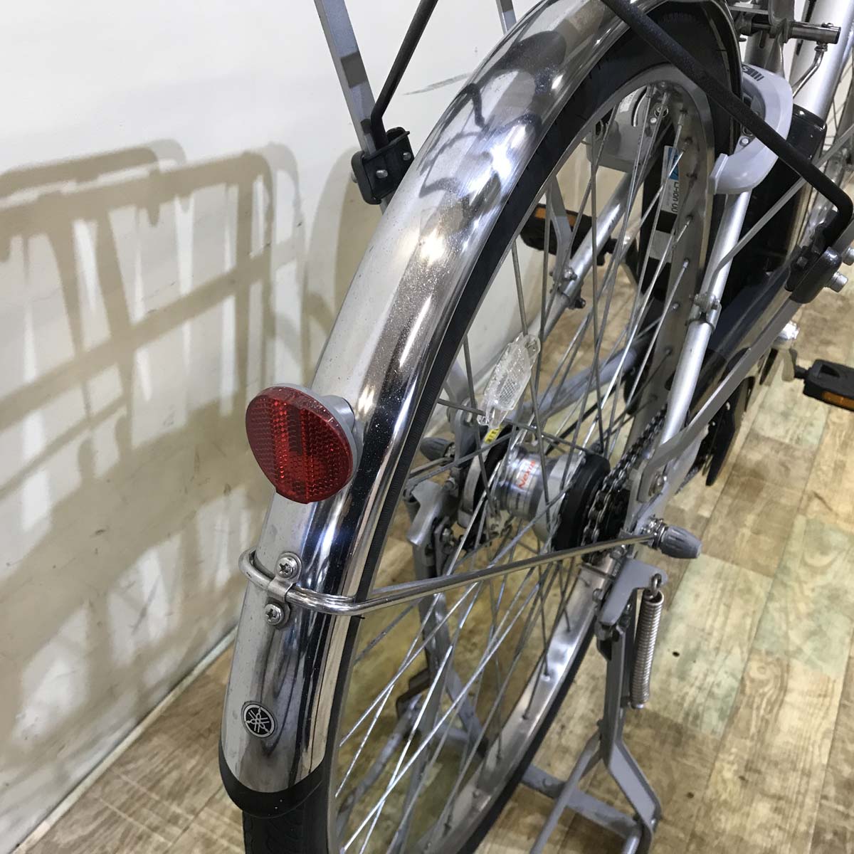 中古電動自転車 ヤマハ PAS GEAR U パス ギア ユー シルバー 26インチ KC010