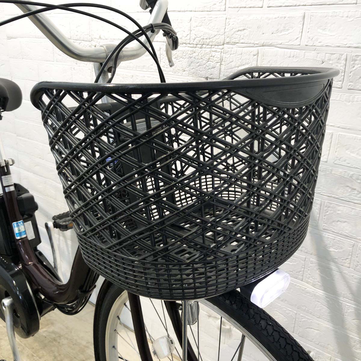 中古電動自転車 ブリヂストン アシスタファインDX ブラウン 26インチ YI057