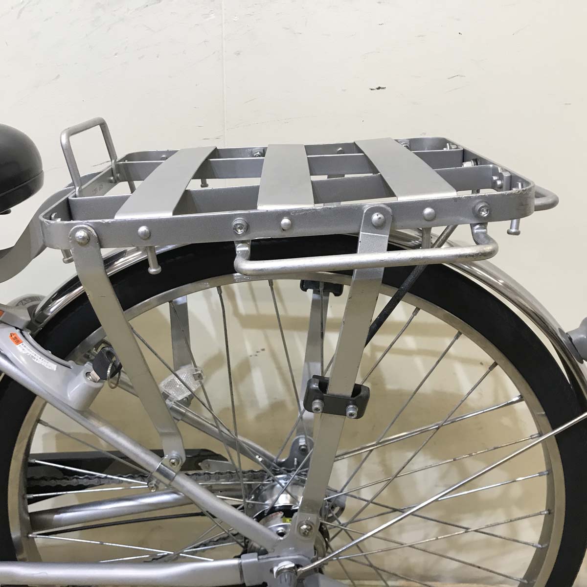 中古電動自転車 ヤマハ PAS GEAR U パス ギア ユー シルバー 26インチ KC010