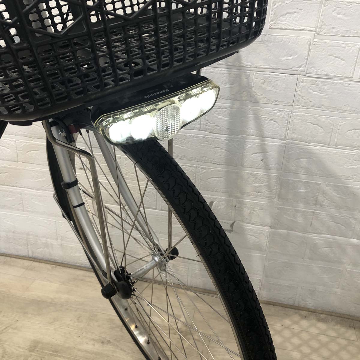 中古電動自転車 パナソニック ビビ DX シルバー 24インチ YD052