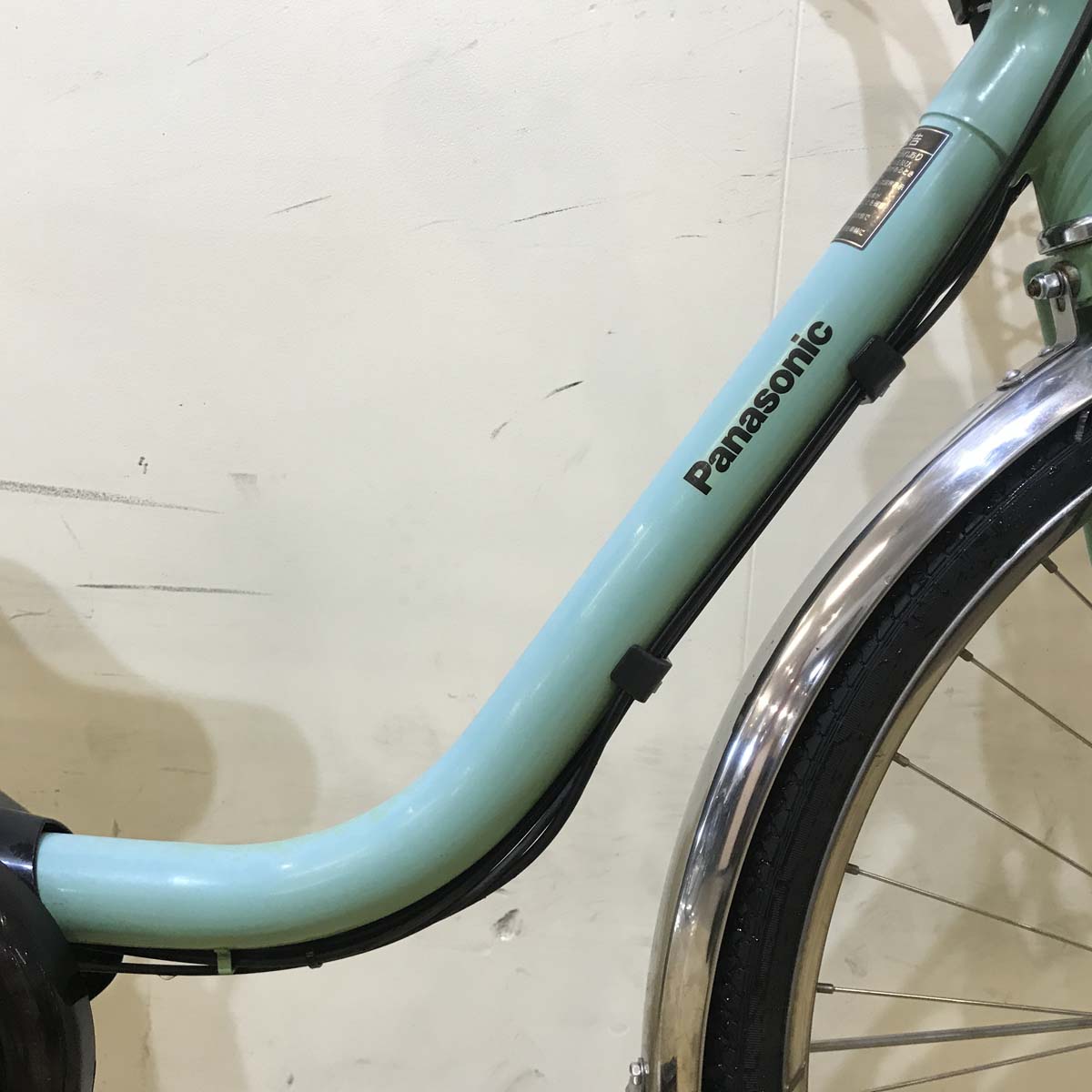 中古電動自転車  パナソニック ビビ DX ミントグリーン 26インチ KC011 