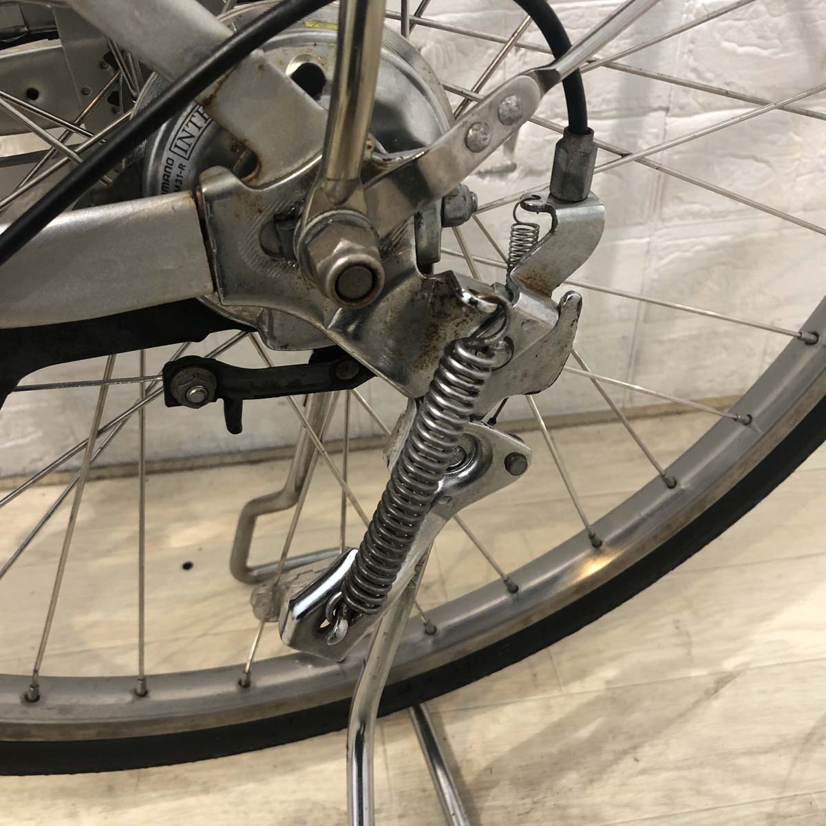 中古電動自転車 パナソニック ビビ DX シルバー 24インチ YD052