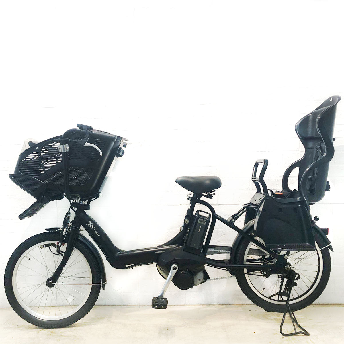 中古電動自転車 ブリヂストン アンジェリーノ プティット e ブラック 20インチ YD053