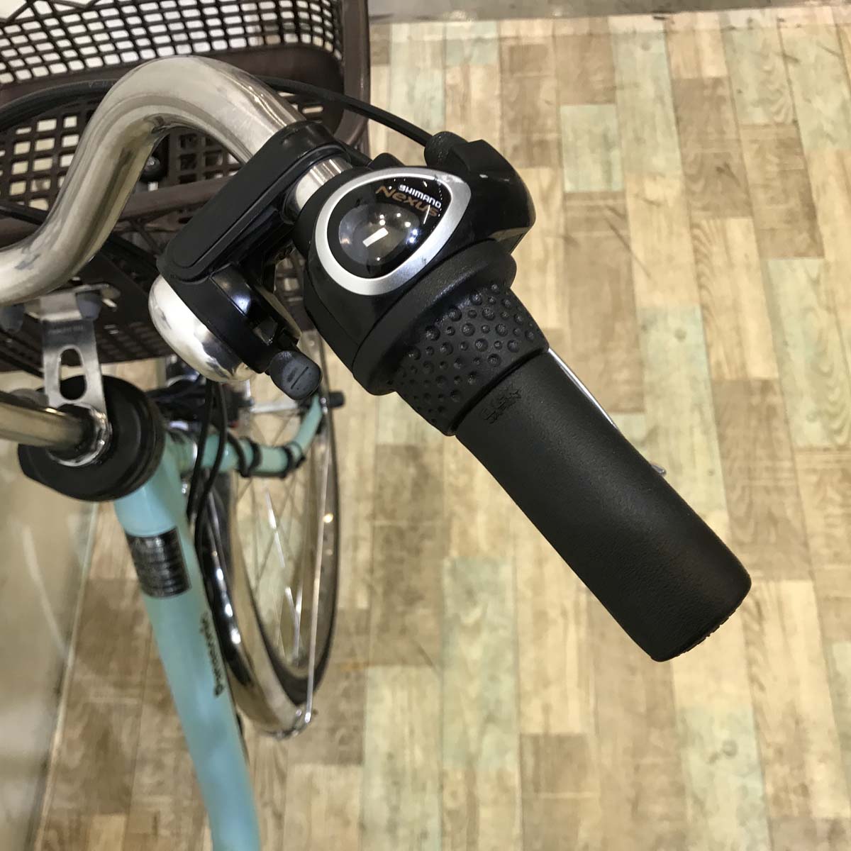 中古電動自転車  パナソニック ビビ DX ミントグリーン 26インチ KC011 