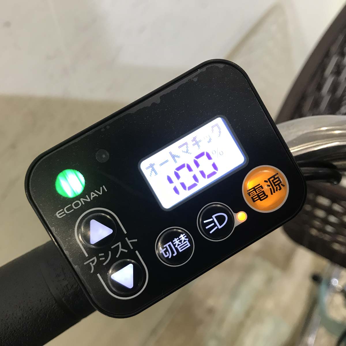 中古電動自転車  パナソニック ビビ DX ミントグリーン 26インチ KC011 