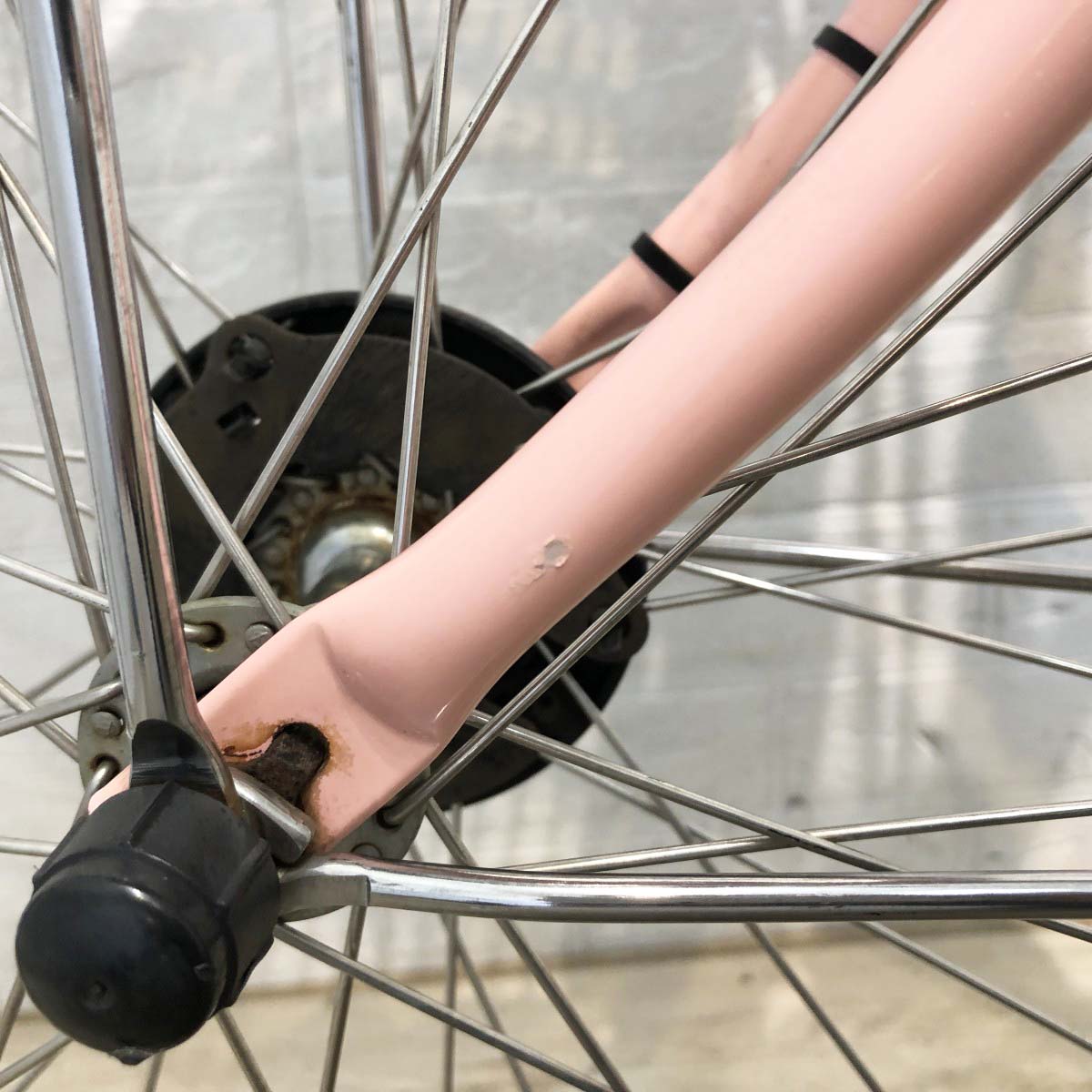 中古電動自転車 パナソニック ビビDX ピンク 26インチ YI058