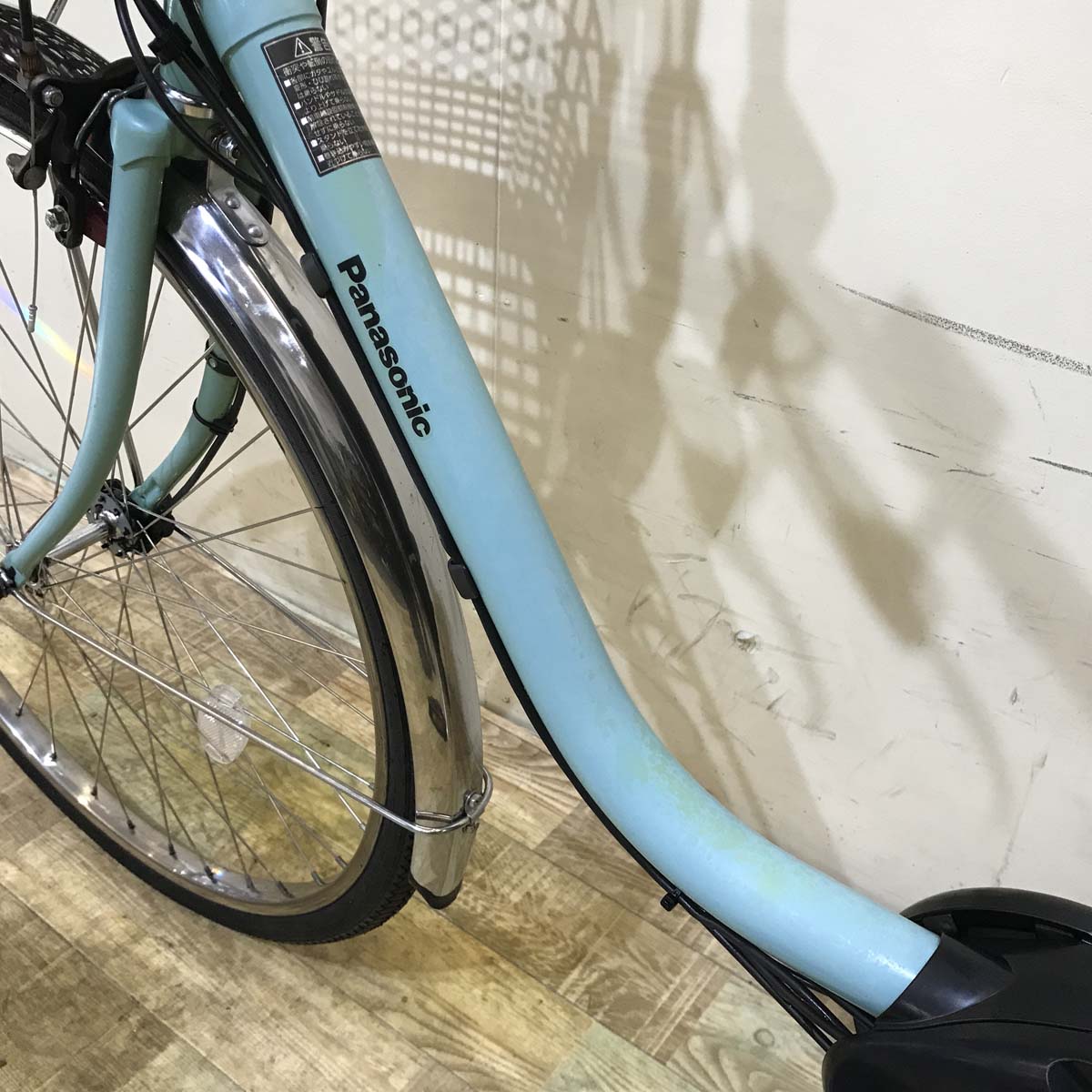 中古電動自転車  パナソニック ビビ DX ミントグリーン 26インチ KC011 
