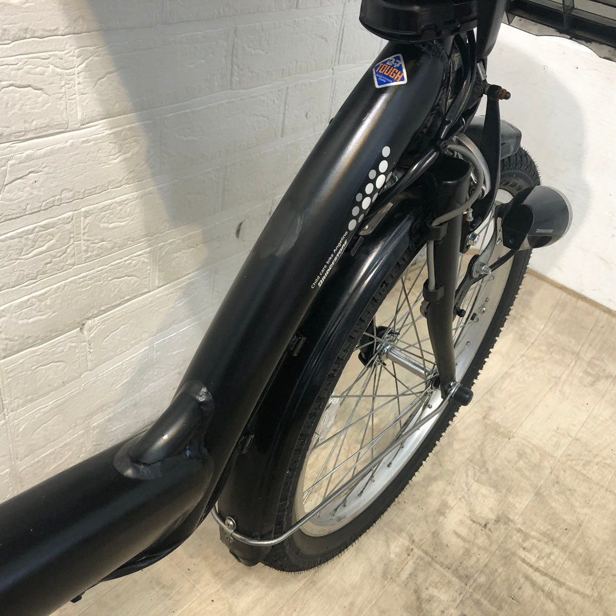 中古電動自転車 ブリヂストン アンジェリーノ プティット e ブラック 20インチ YD053