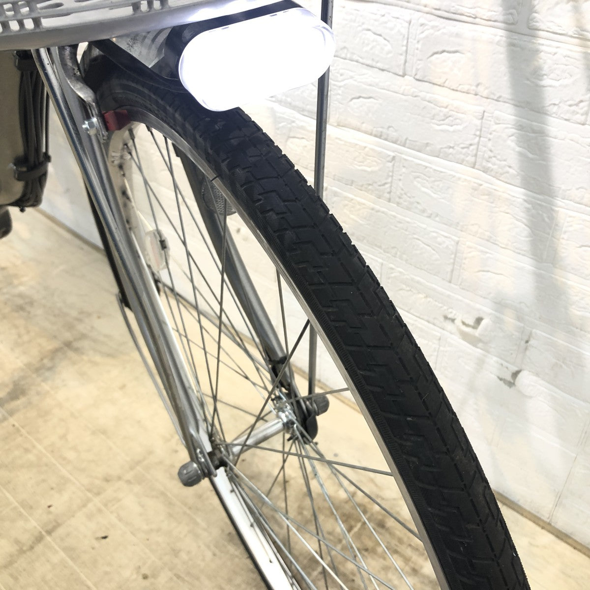 中古電動自転車 ブリヂストン アシスタファイン シルバー 26インチ YI060