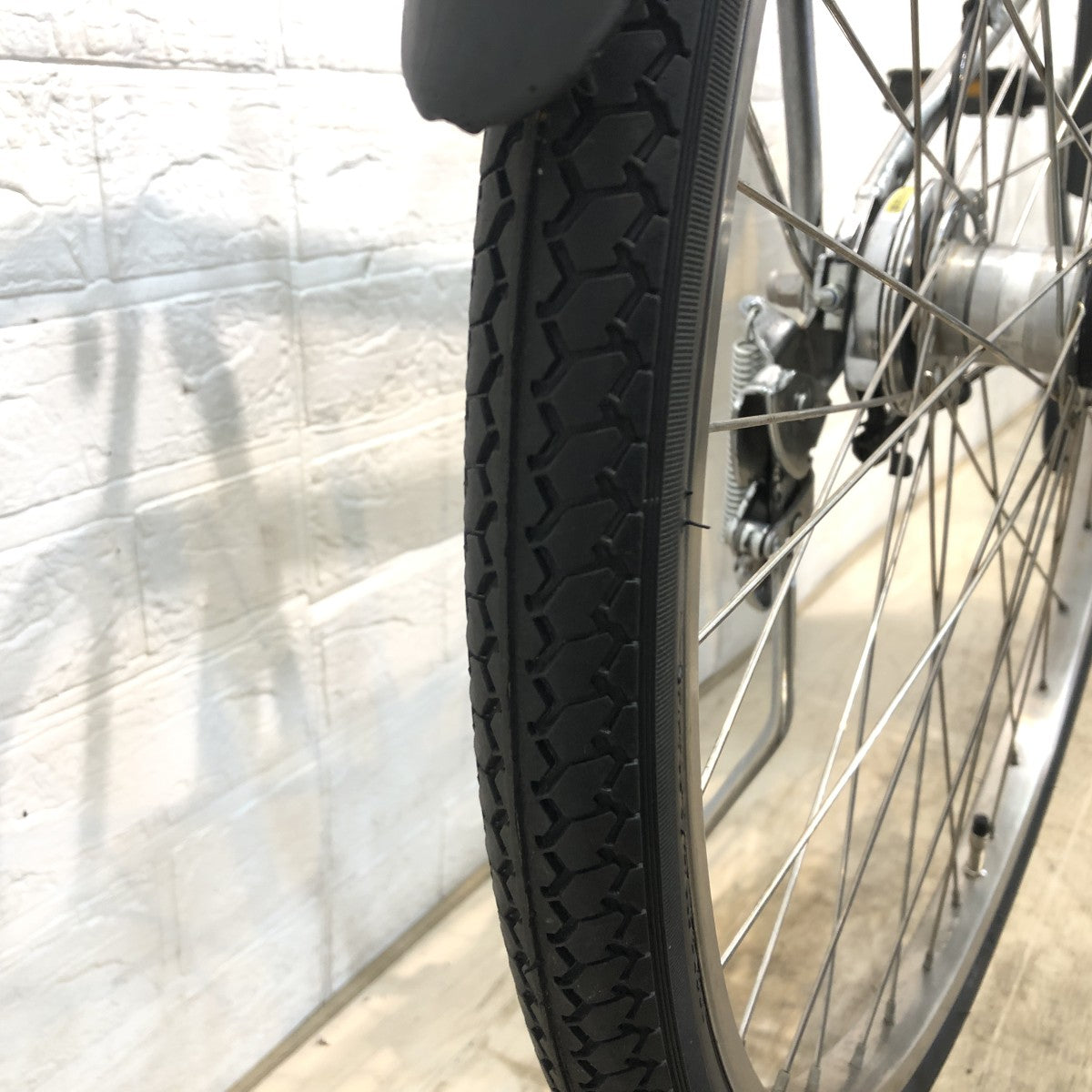 中古電動自転車 ブリヂストン アシスタファイン シルバー 26インチ YI060