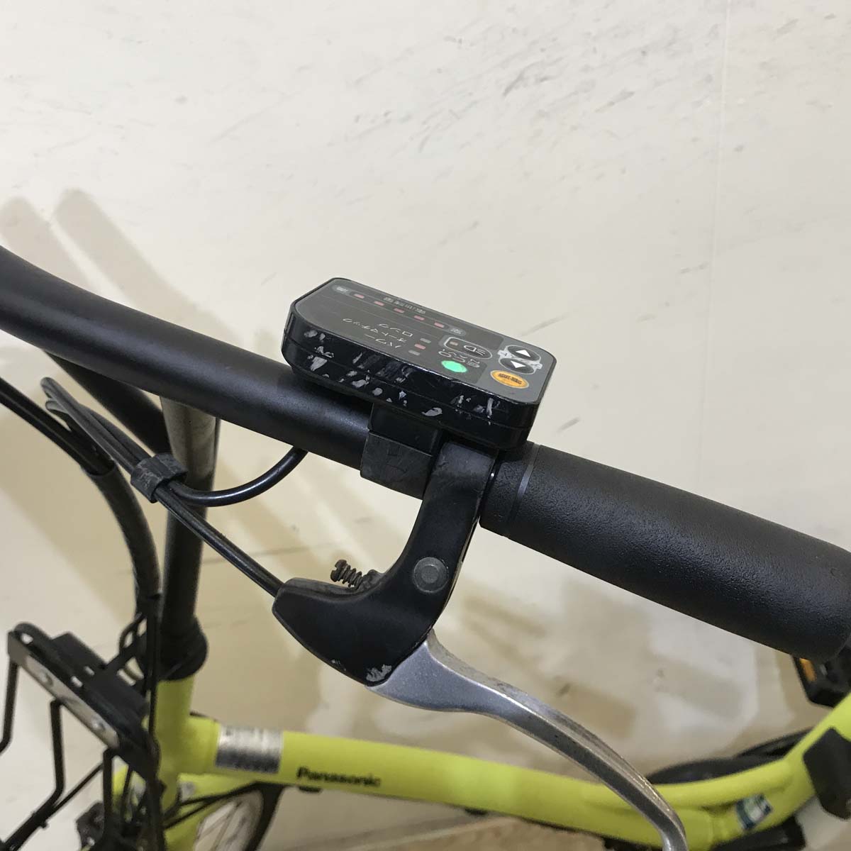 中古電動自転車 パナソニック シュガードロップ イエローグリーン 20インチ KC012 