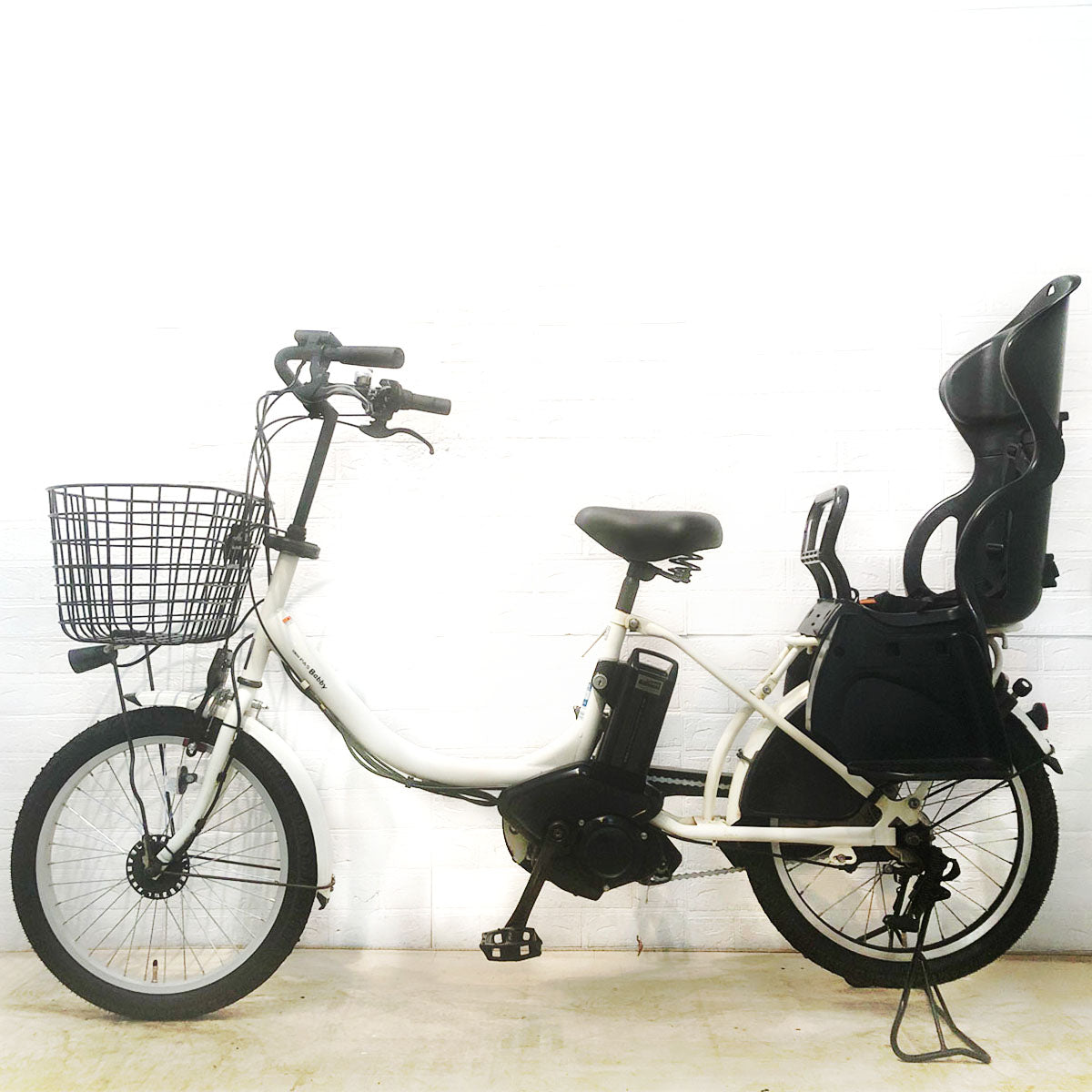 中古電動自転車 ヤマハ PAS Babby パス バビー ホワイト 20インチ YD056