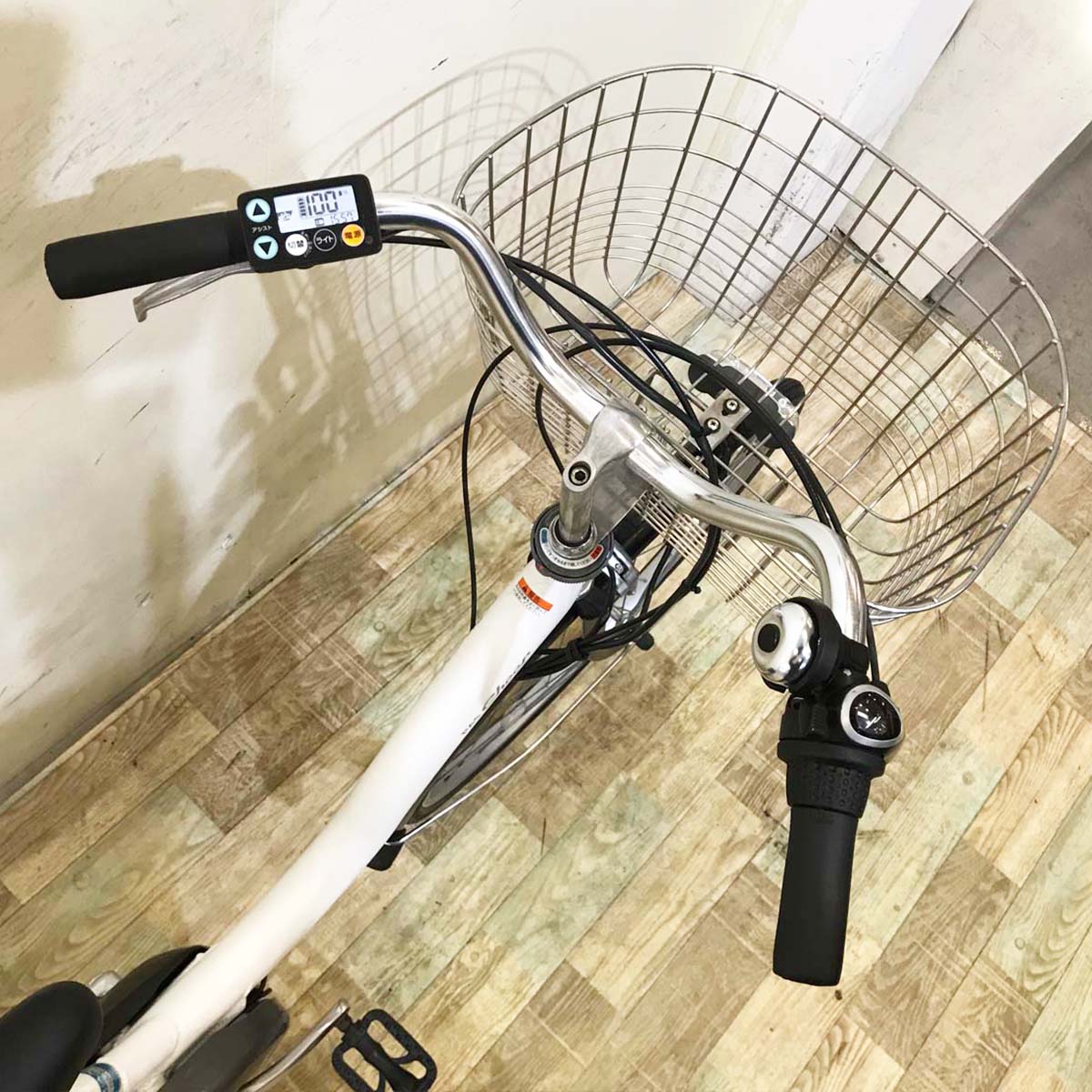 中古電動自転車  ヤマハ PAS Cheer パス チア ホワイト 26インチ KC013