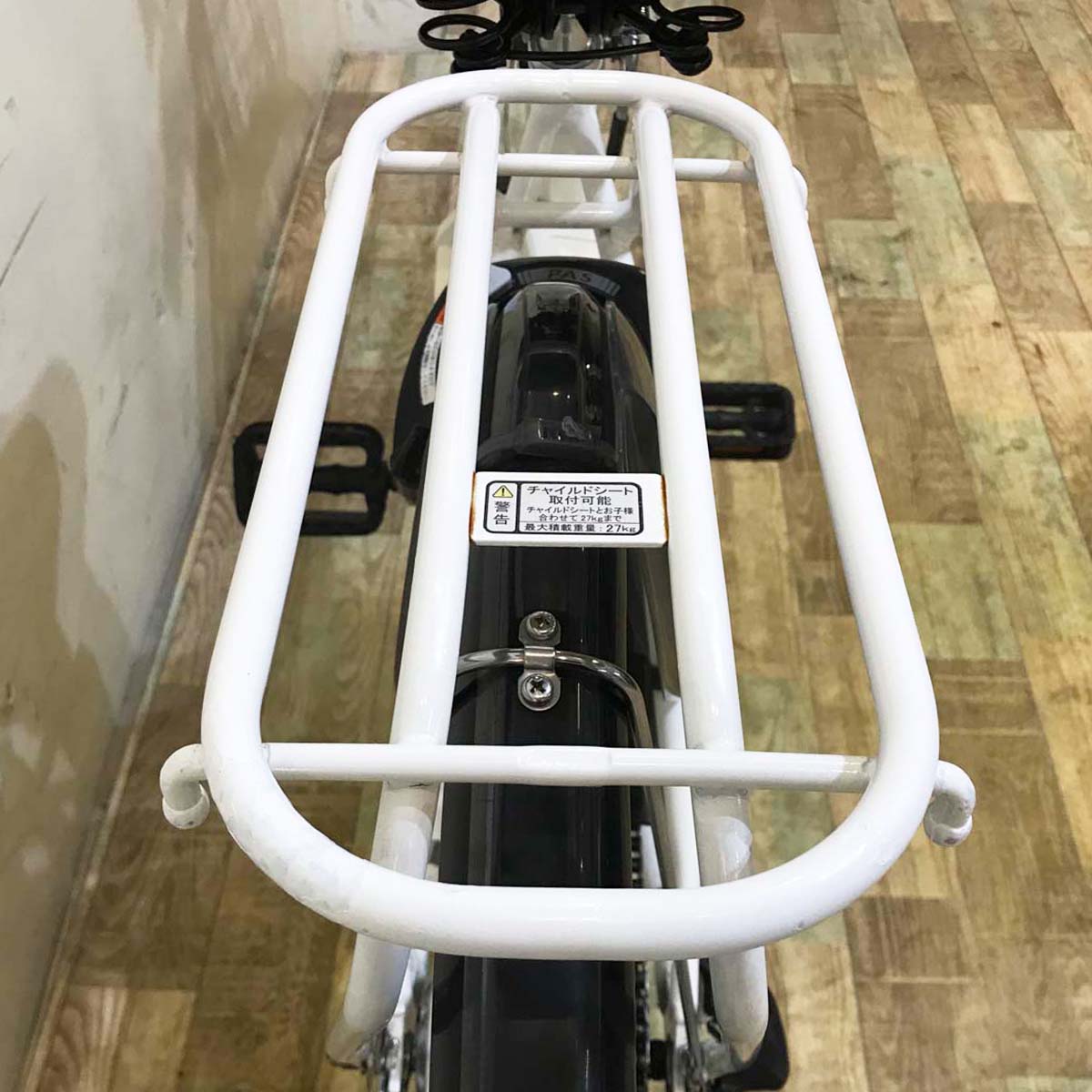 中古電動自転車  ヤマハ PAS Cheer パス チア ホワイト 26インチ KC013