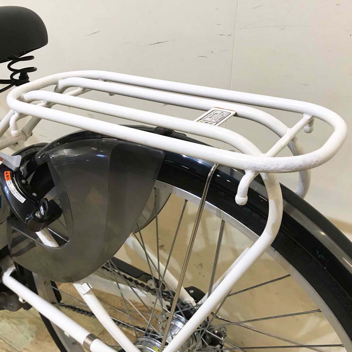 中古電動自転車  ヤマハ PAS Cheer パス チア ホワイト 26インチ KC013