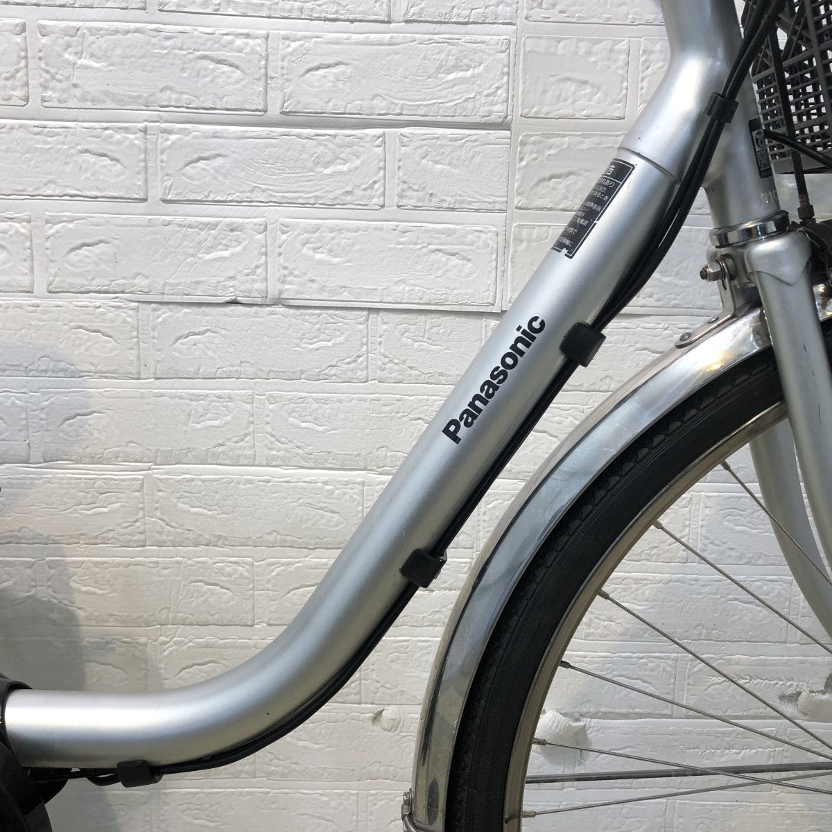 中古電動自転車 パナソニック ビビSX シルバー 26インチ YI062