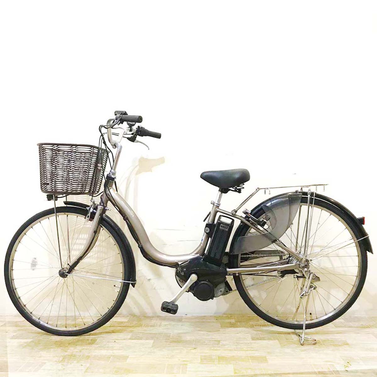 中古電動自転車 ヤマハ PAS ナチュラ XL ゴールド 26インチ KC014 – e