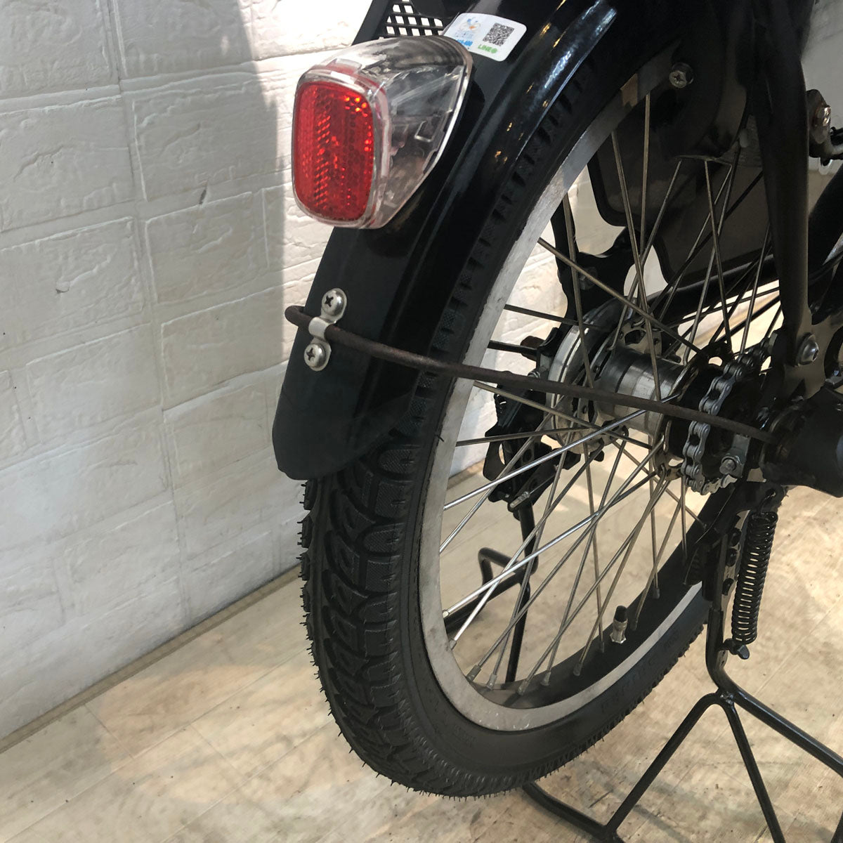 中古電動自転車 ヤマハ PAS Kiss mini パス キッス ミニ ブラウン 20インチ YD057