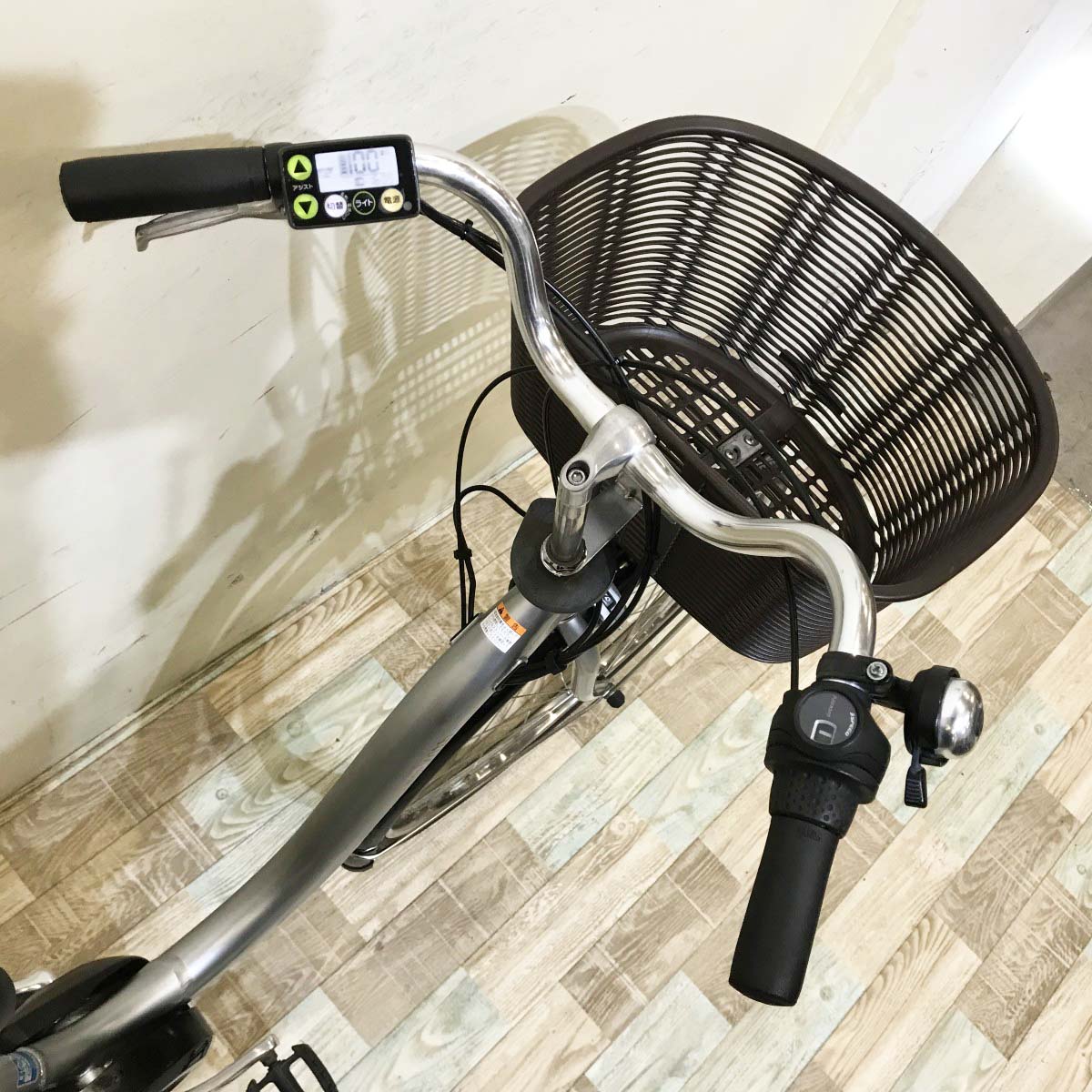 中古電動自転車 ヤマハ PAS ウィズ シルバー 26インチ KH008