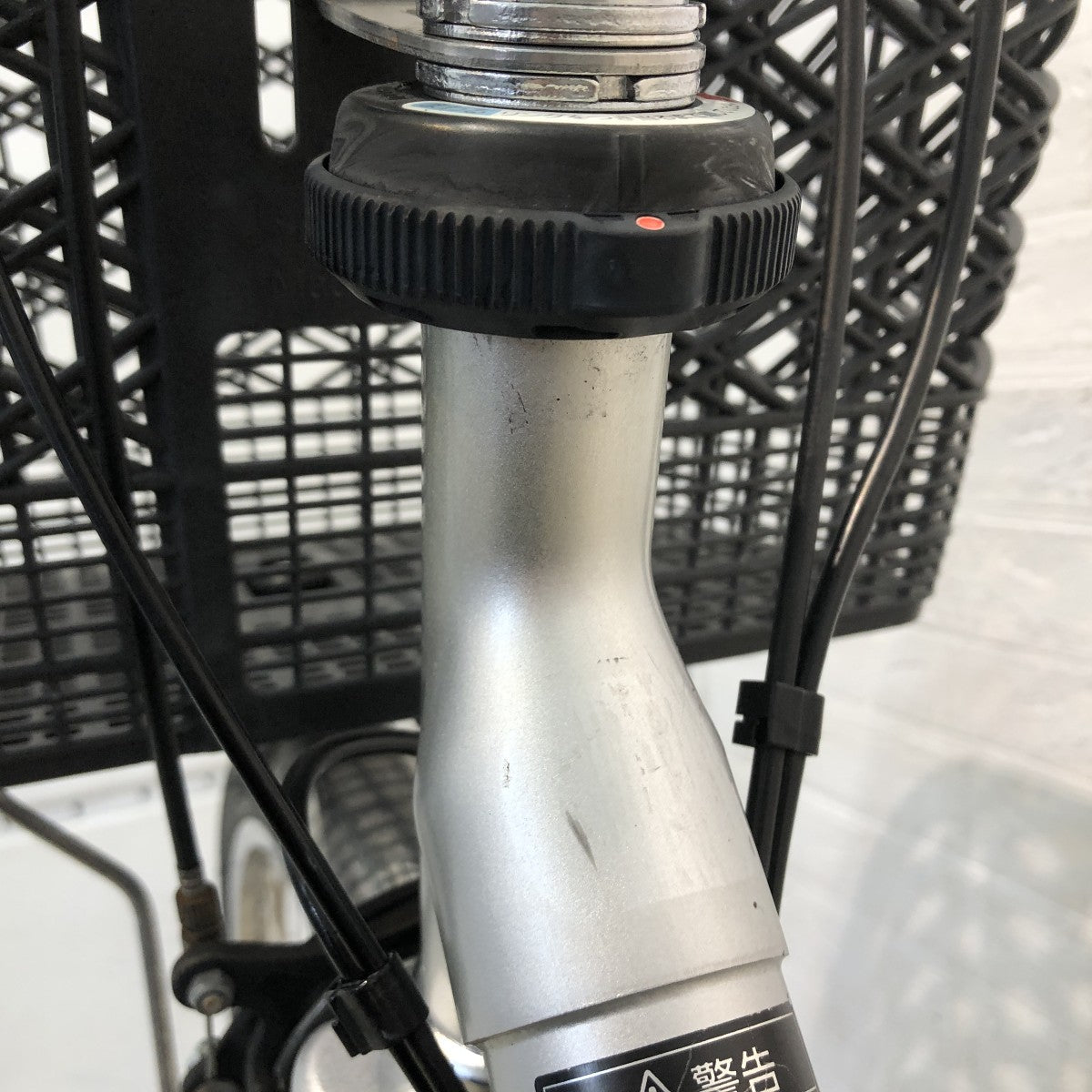 中古電動自転車 パナソニック ビビSX シルバー 26インチ YI062