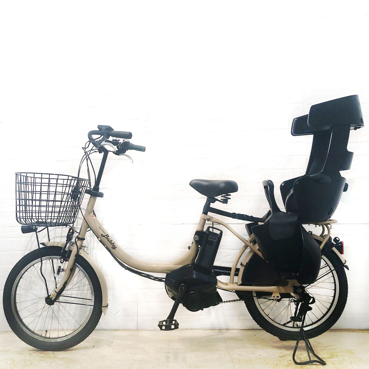 中古電動自転車 ヤマハ PAS Babby パス バビー ベージュ 20インチ YD058