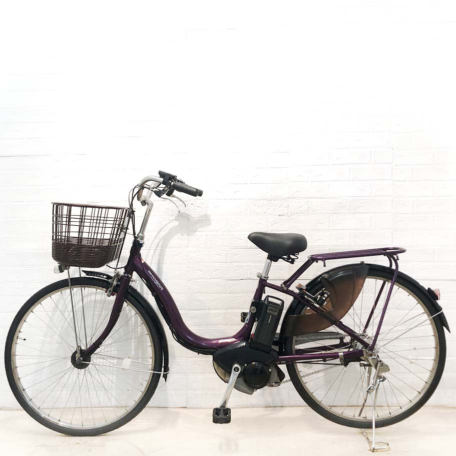 中古電動自転車 ヤマハ PAS ナチュラL DX パープル 26インチ YI063