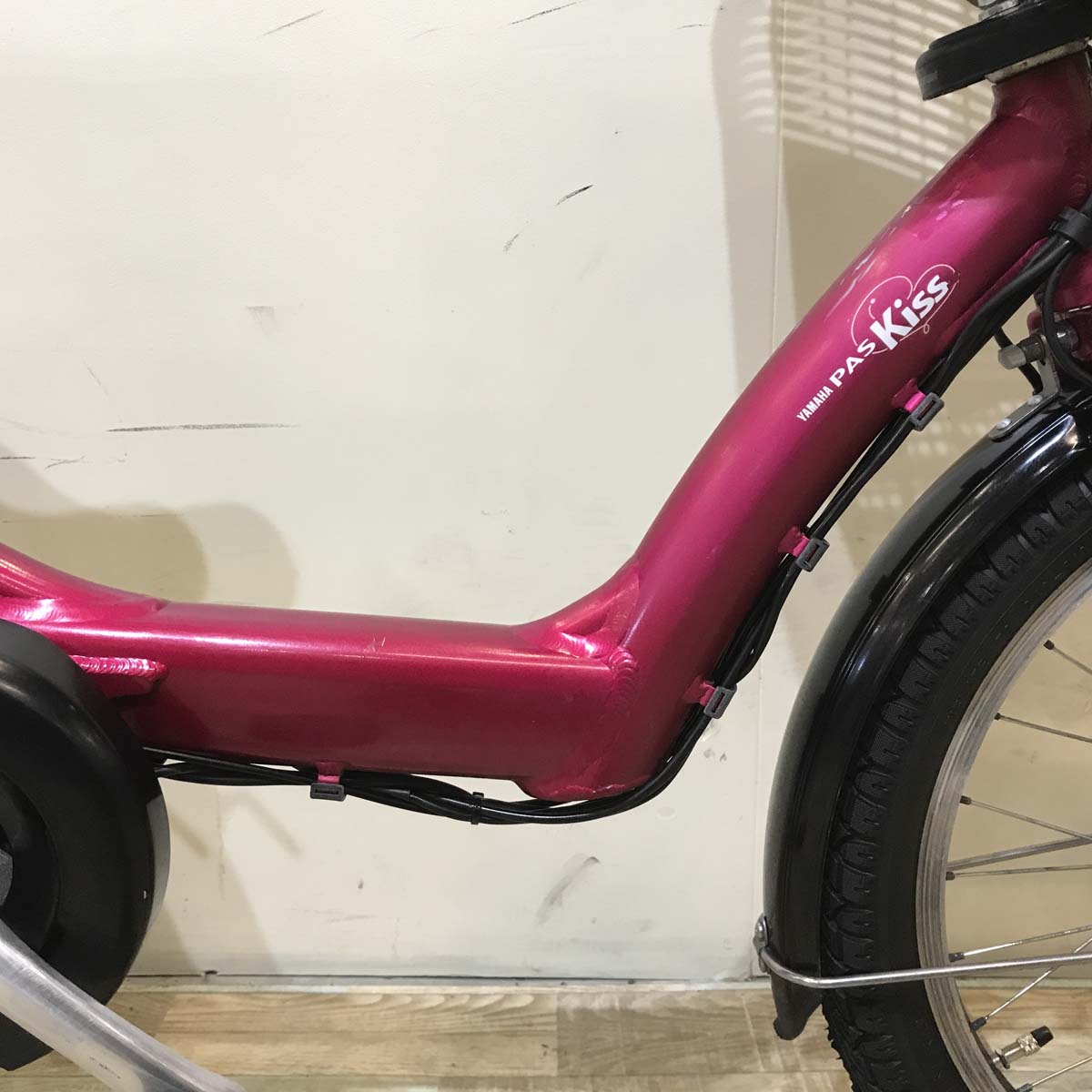 ヤマハ PAS Kiss mini パス キッス ミニ ピンク 20インチ KT024【中古車】