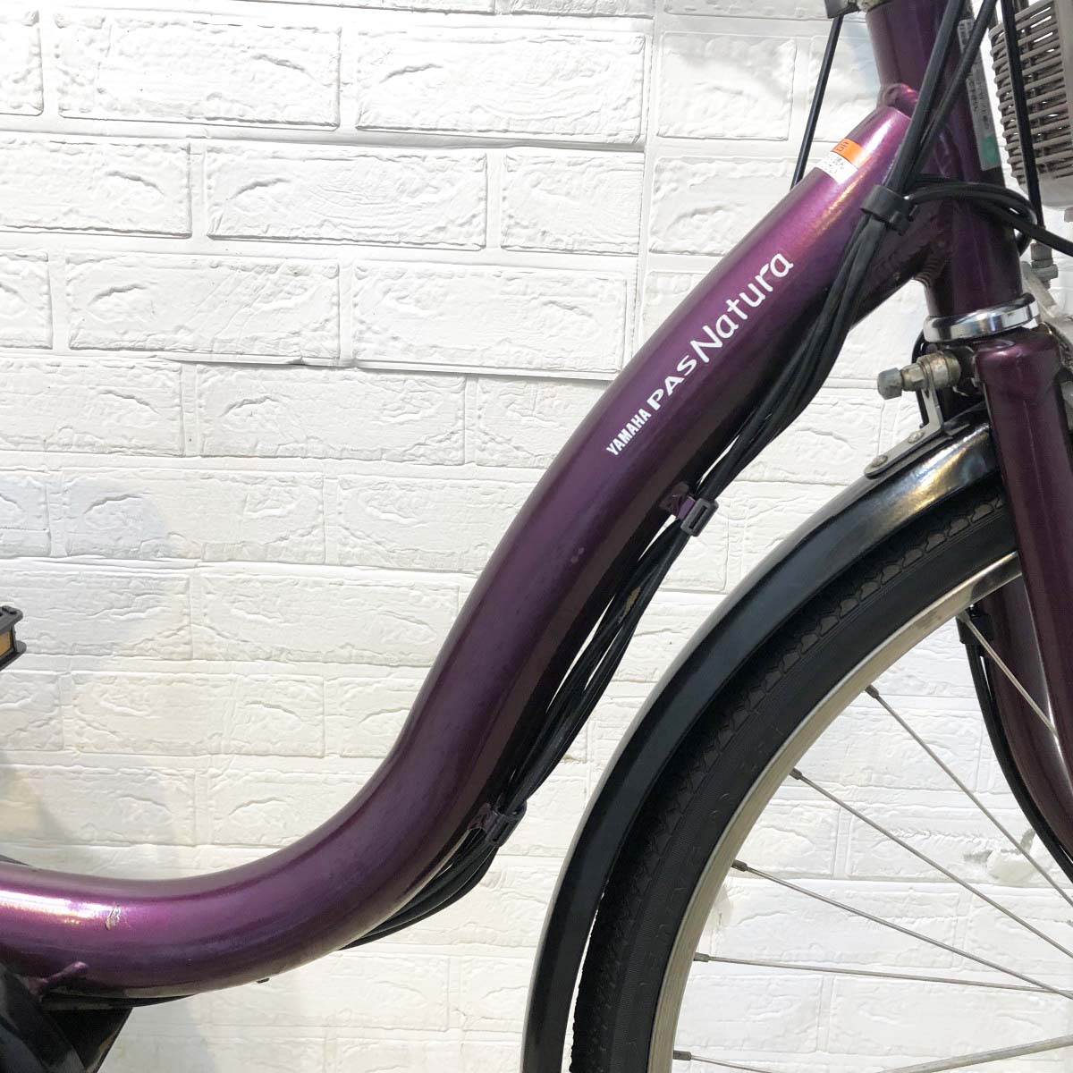 中古電動自転車 ヤマハ PAS ナチュラL DX パープル 26インチ YI063