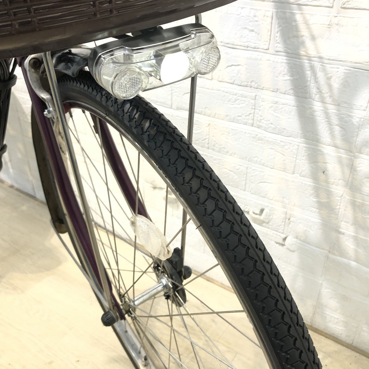 中古電動自転車 ヤマハ PAS ナチュラL DX パープル 26インチ YI063