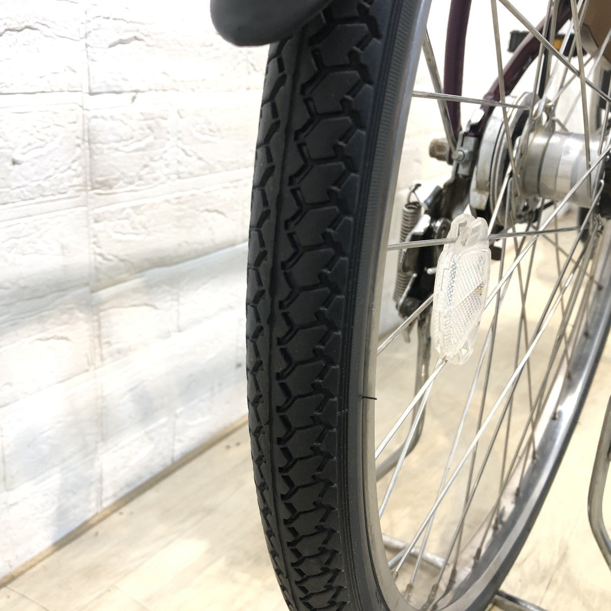 中古電動自転車 ヤマハ PAS ナチュラL DX パープル 26インチ YI063