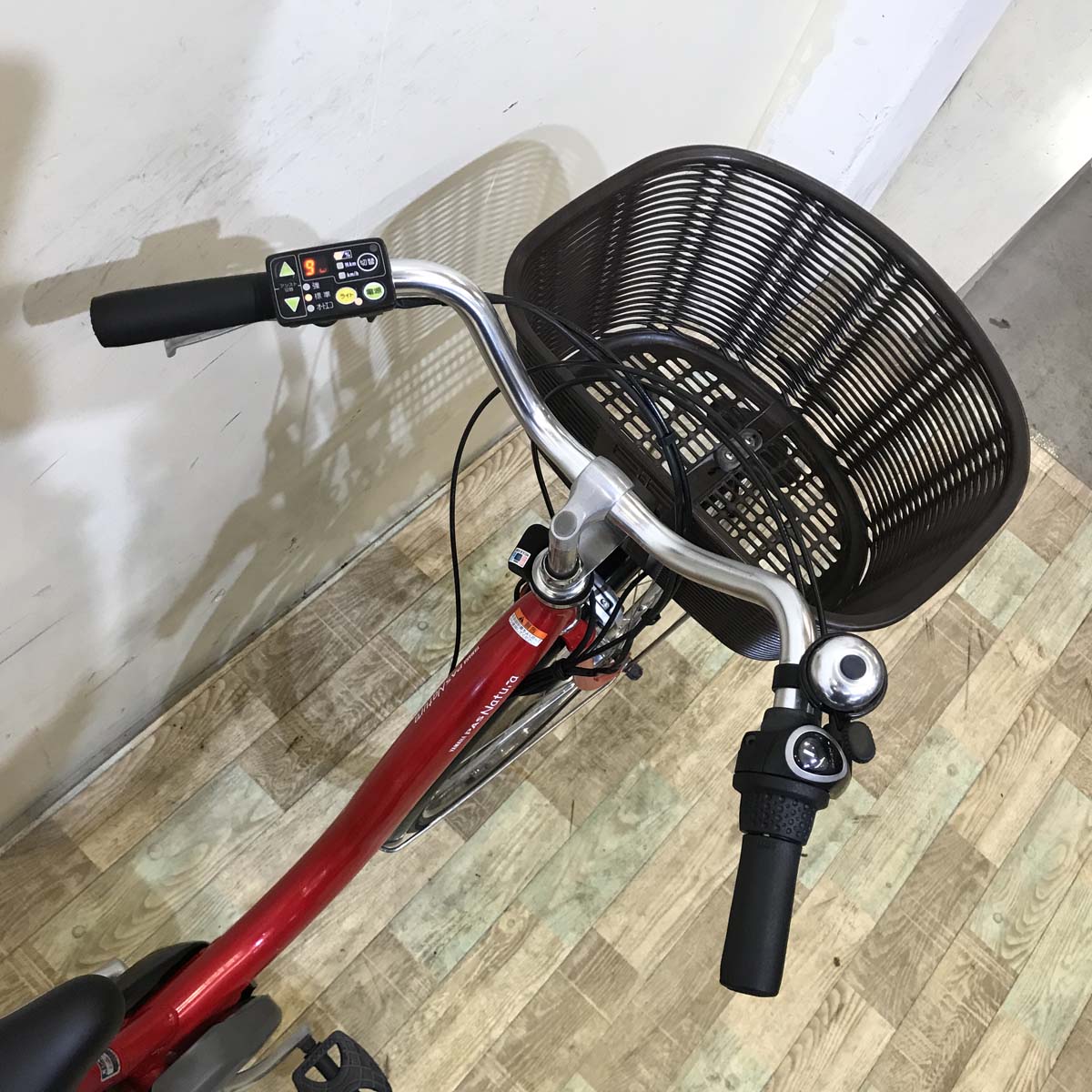 中古電動自転車  ヤマハ PAS ナチュラ L レッド 26インチ KC016