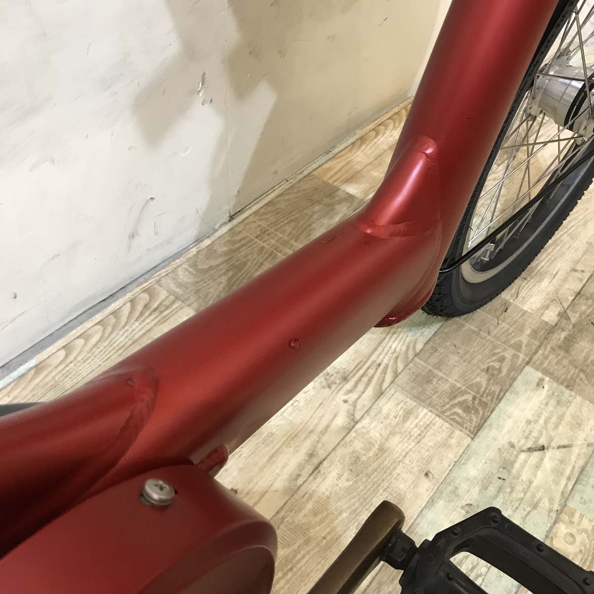 ブリヂストン bikke POLAR e ビッケ ポーラー イー レッド 20インチ KX069【中古車】