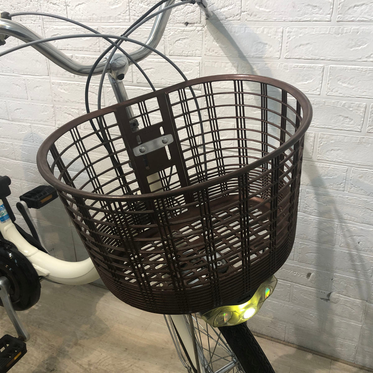 中古電動自転車 パナソニック ビビ LS ホワイト 20インチ YD059