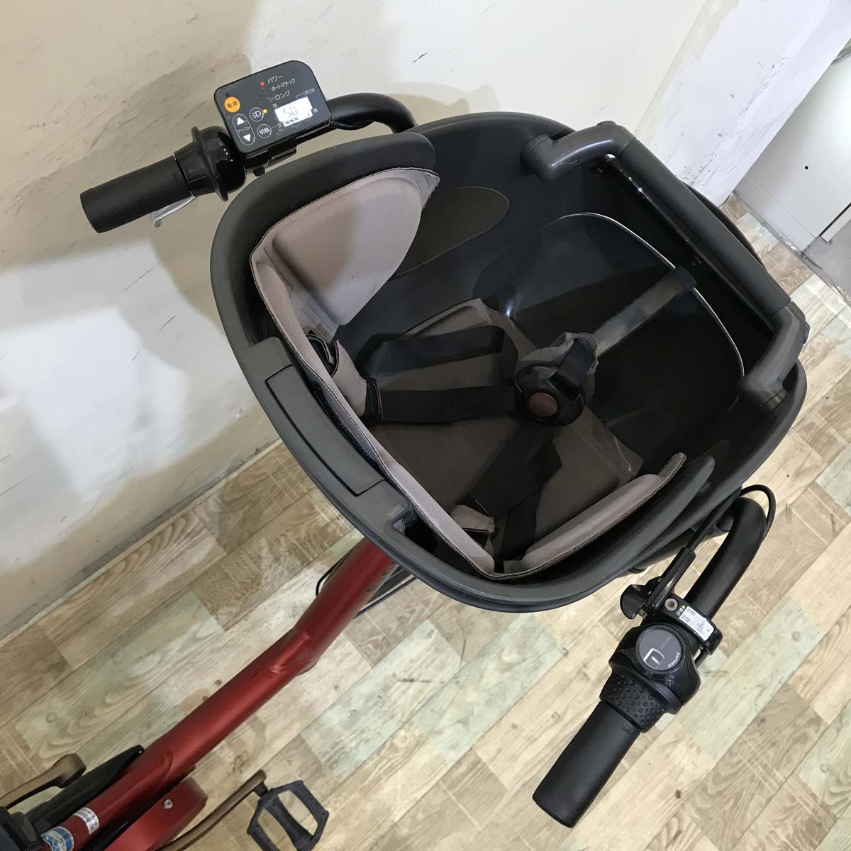 ブリヂストン bikke POLAR e ビッケ ポーラー イー レッド 20インチ KX069【中古車】