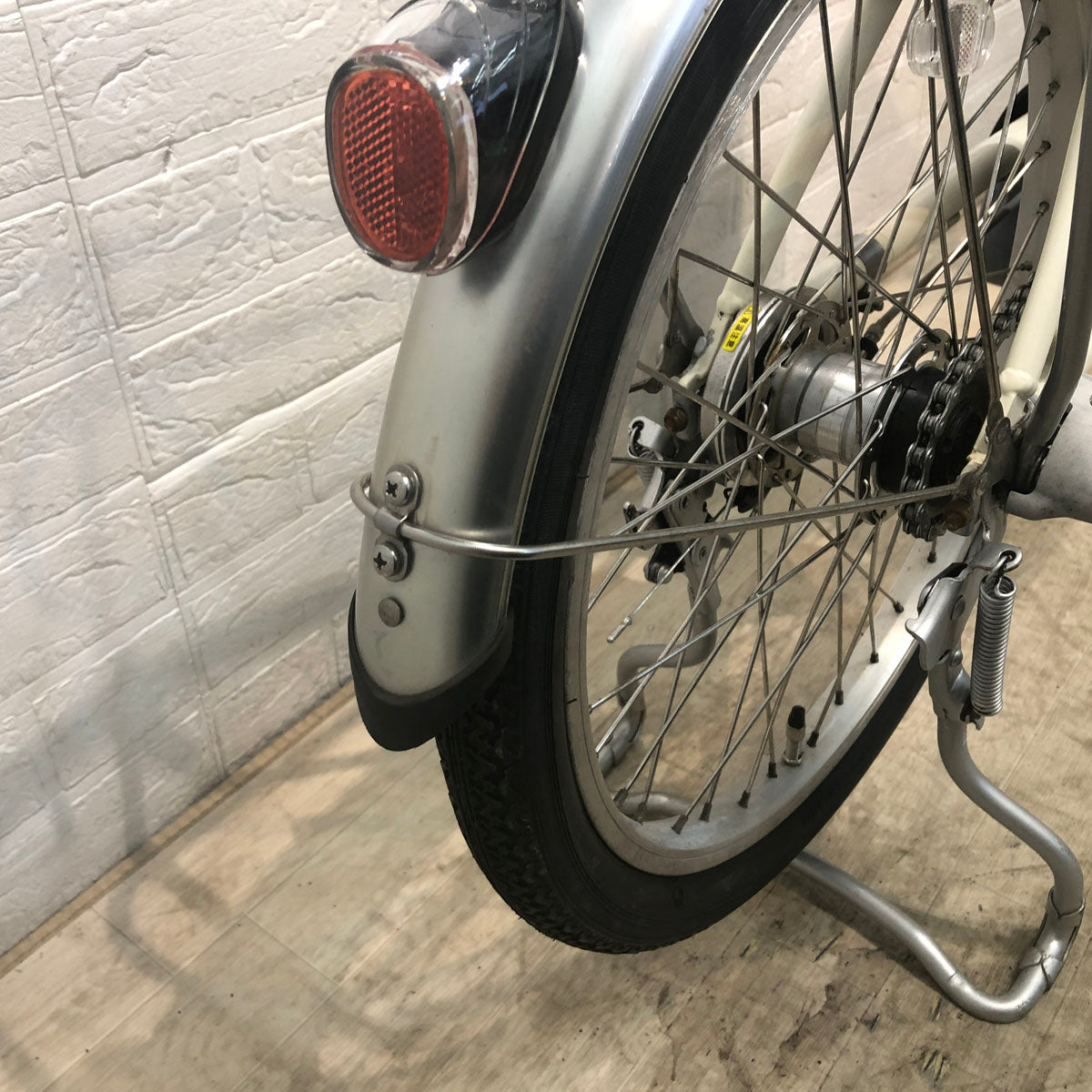 中古電動自転車 パナソニック ビビ LS ホワイト 20インチ YD059