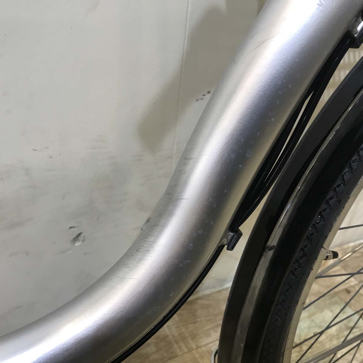 中古電動自転車  ヤマハ PAS ナチュラ M シルバー 26インチ KC017 