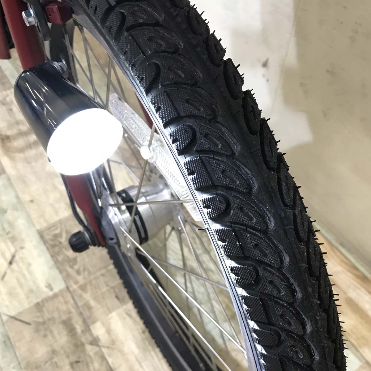 ブリヂストン bikke POLAR e ビッケ ポーラー イー レッド 20インチ KX069【中古車】