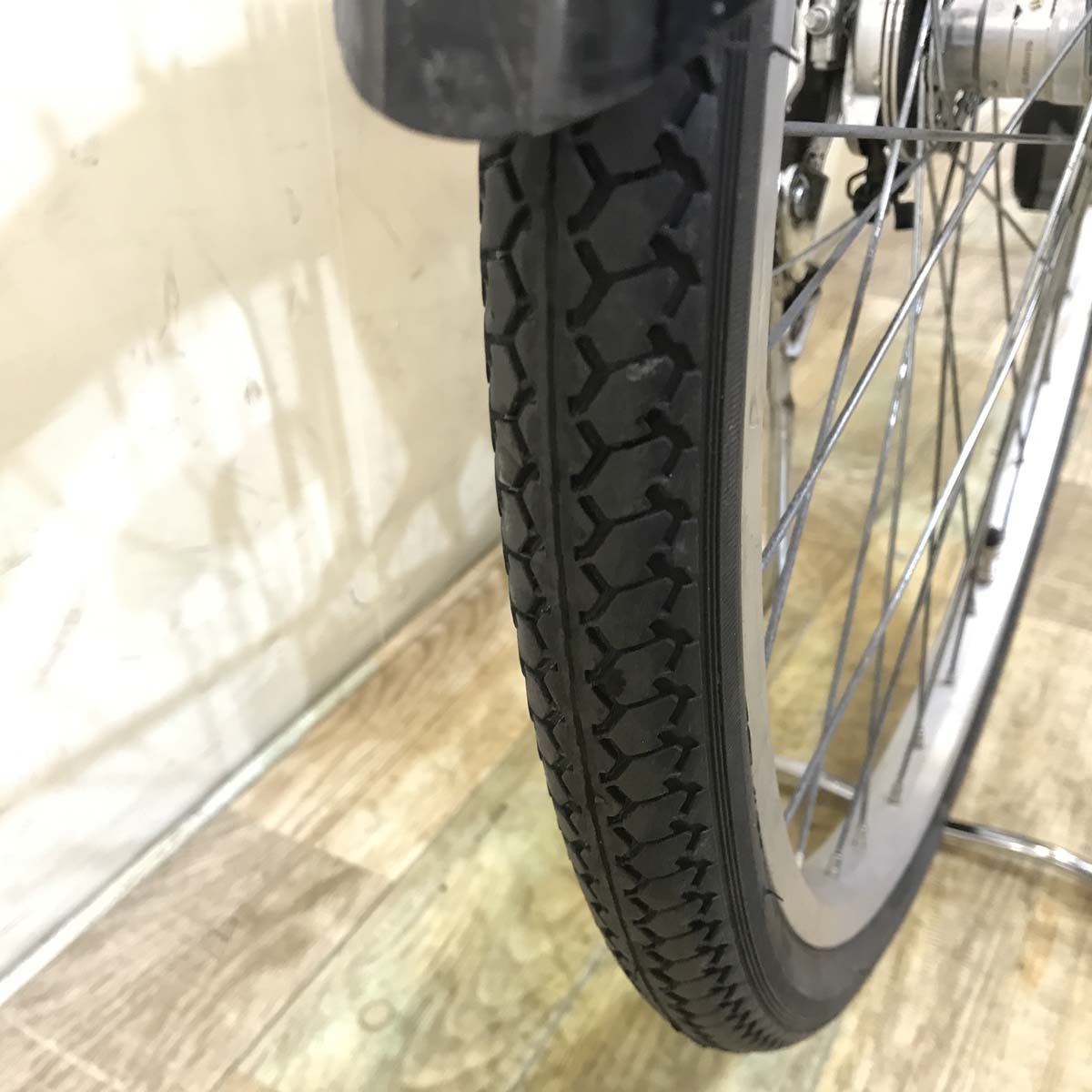 中古電動自転車  ヤマハ PAS ナチュラ M シルバー 26インチ KC017 