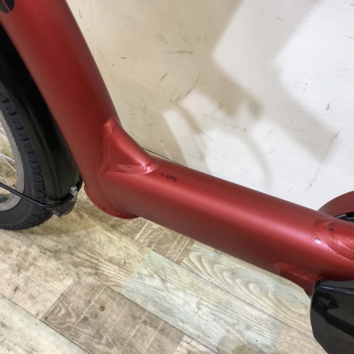 ブリヂストン bikke POLAR e ビッケ ポーラー イー レッド 20インチ KX069【中古車】