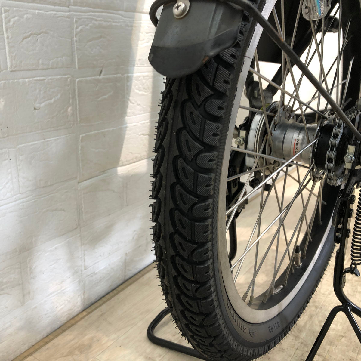 中古電動自転車 ブリヂストン bikke MOB e ビッケ モブ イー グレー 20インチ YD060