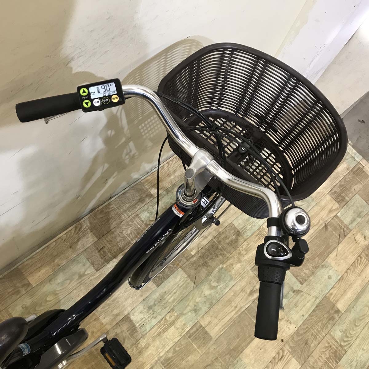 中古電動自転車 ヤマハ PAS ナチュラ M ネイビー 26インチ KC018