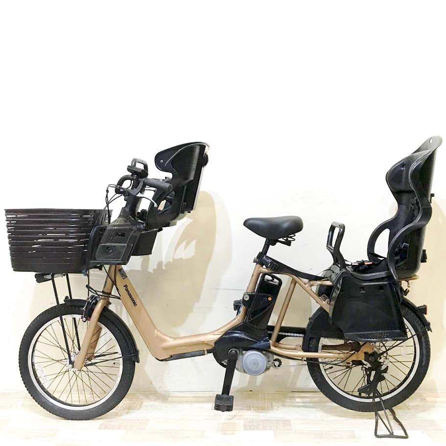 中古電動自転車 パナソニック ギュットアニーズ ゴールド 20インチ KH010
